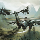 Illustration for article titled Star Destroyers At Sunset